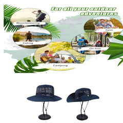 Mesh Hollow Out Bucket Hat Breathable Wide Brim UV Protection Sun Hat