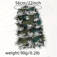 Y2K Camo Balaclava Ski Mask - Full Cover Knit Headgear for Men Women