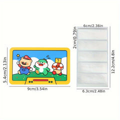 20pcs Animal Scratch Cards with Stickers DIY Surprise Game