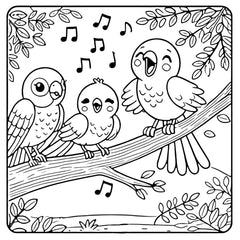 Deluxe Friends Coloring Book 20 x 20 Thick Paper Stress Relief Art