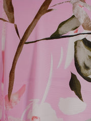  Women's Floral Print Blouse Long Sleeve