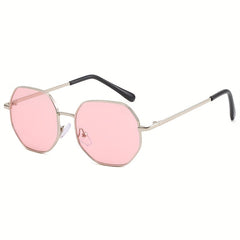 Kids Metal Frame Sunglasses UV Protection Glasses