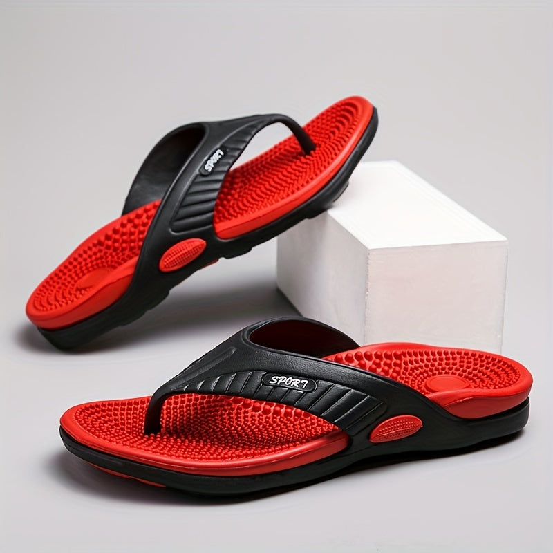 Men's Quick Drying Massage Flip Flops