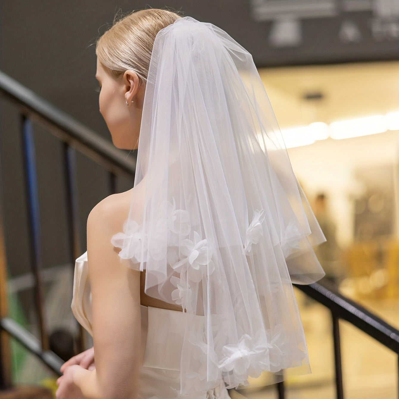 Cathedral Wedding Veil Bridal Headdress Hair Accessories