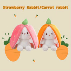 Variable Rabbit Plush Strawberry Carrot and Rabbit Doll Soft and Fluffy