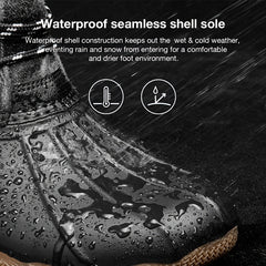 Women Duck Boot Waterproof Shell Fur Lined Winter Snow Boot