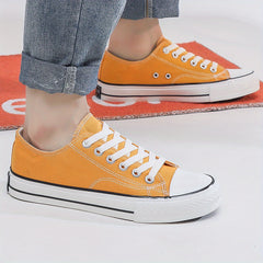 Men's Low Top Canvas Shoes Spring Summer