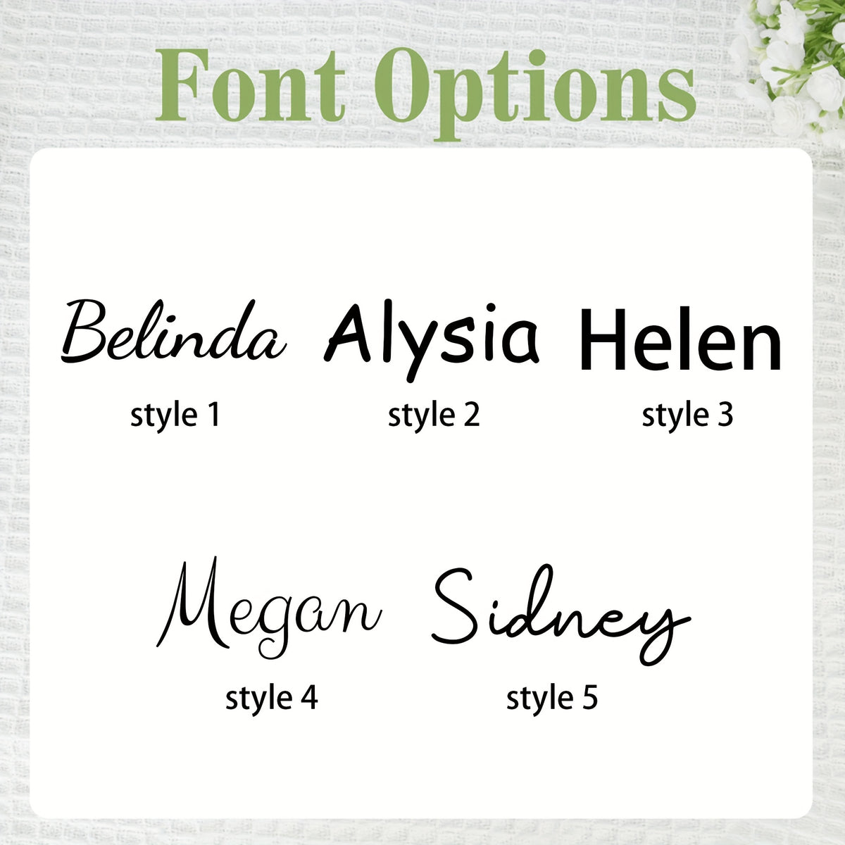 Custom Holographic Name Transfer Stickers for Cups and Laptops