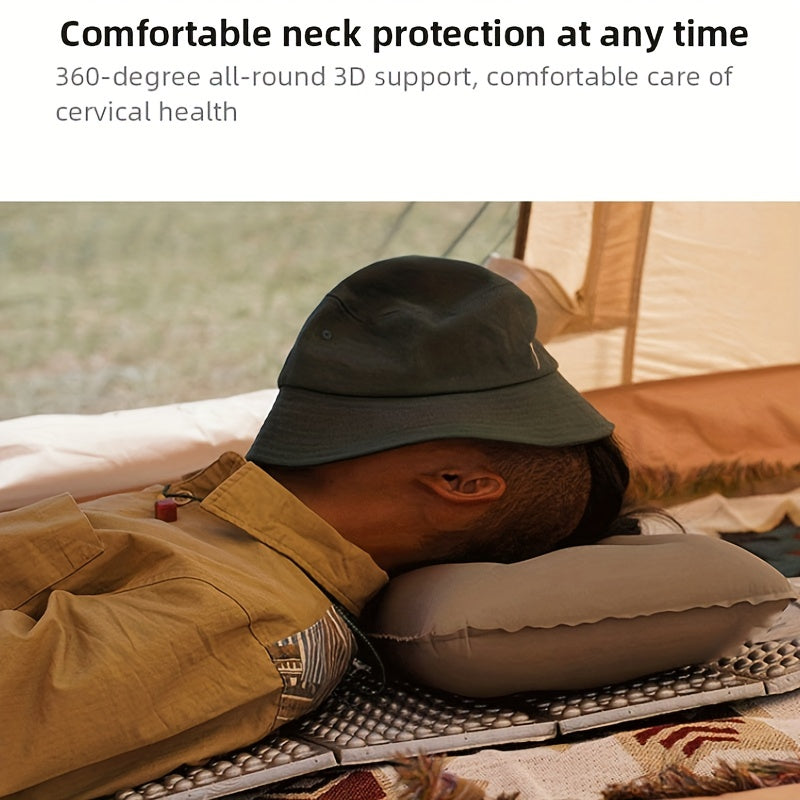 Portable Inflatable Air Pillow for Outdoor Travel Sleeping Camping