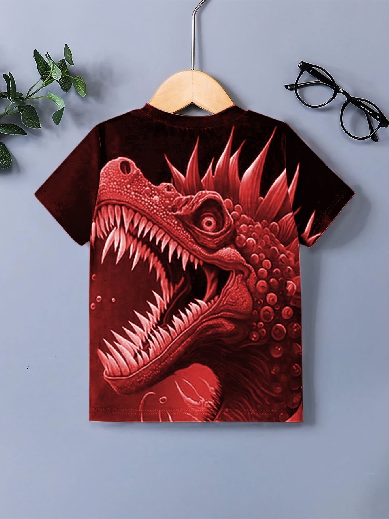 Boys' Dinosaur T Shirt 3D Print Breathable & Stretchy Fabric