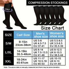 10 Pairs Compression Socks 15-20 mmHg for Sports