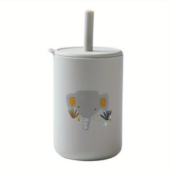 Animal Printing Silicone Baby Cups - Variety of Colors