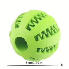Food Leaking Rubber Chew Toy for Dogs, Interactive Molar Fun