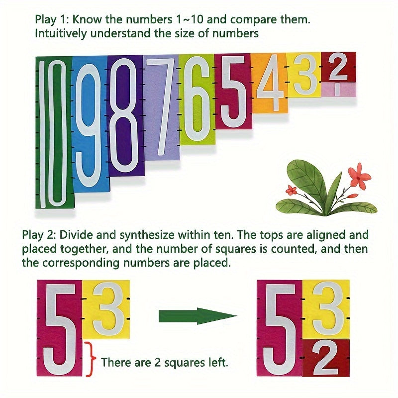 Colorful Number Blocks Toy for Kids Enhances Math Skills