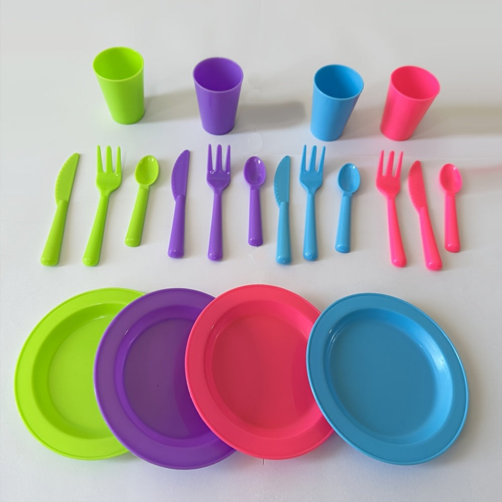 20pcs Kitchen Play Set Realistic Utensils Perfect for Boys and Girls