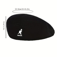 Unisex Knitted Beret Hat Vintage Casual Newsboy Cap