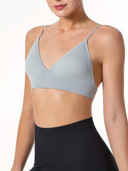 Triangle Cups Wireless Bra Comfy & Breathable Sports Bra