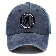 Washed Cotton Baseball Cap Sun Protection Hat Adjustable Size