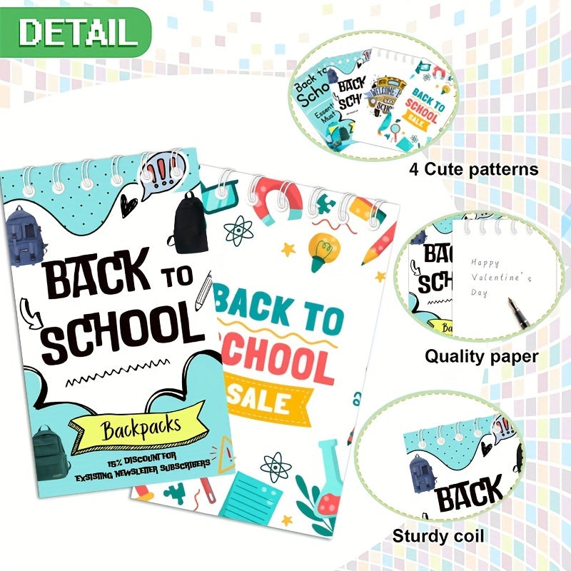 12 Pcs Motivational Notebooks Notepads Office Travel Supplies