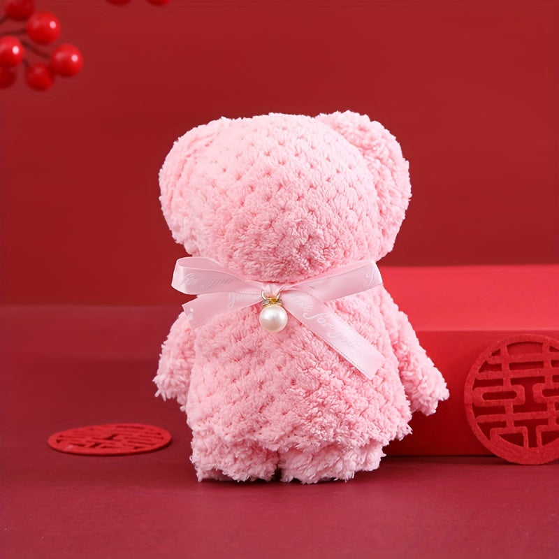1PC Bear Towel Soft For Birthday Wedding Campus Year Mother's Ramadan