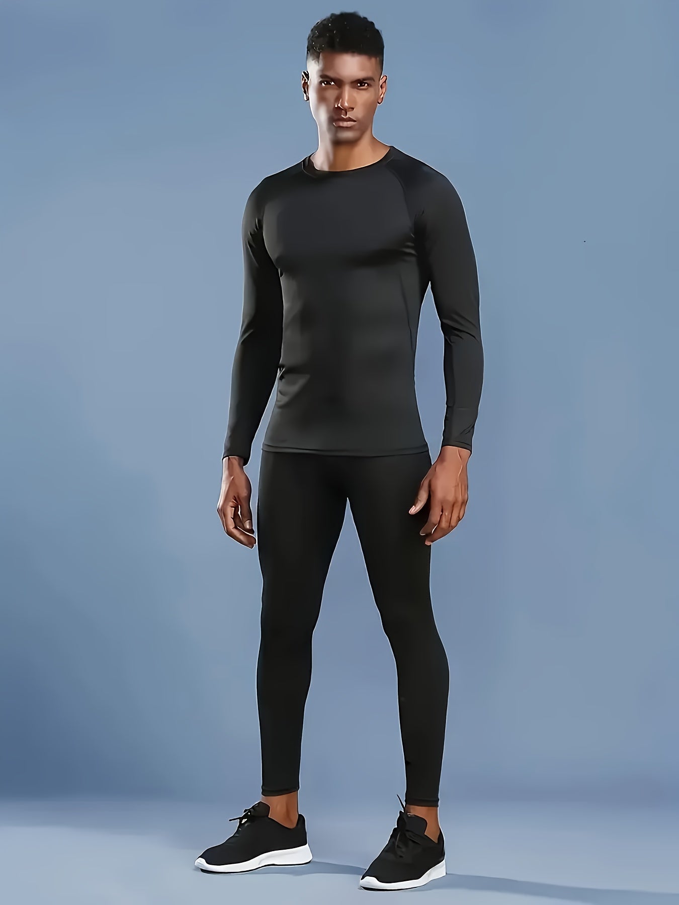 Men's Fleece Bottoming Pants Fitness Leggings