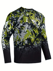 Men's Camo UPF 50 Sun Protection Shirt Long Sleeves
