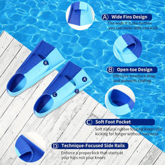 Kids Swim Silicone Fins - Beginner-friendly Swimming Fun
