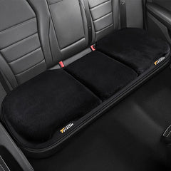 3pcs Winter Car Seats Pad Thickened Plush Warm Car Seats Cushion