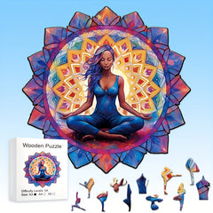 Wooden 3D Puzzle Goddess Animal Toy