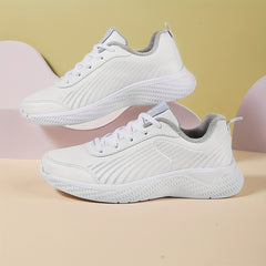 Women's Plush Lined Thermal Furry Running Shoes Casual Winter Sneakers