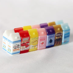 1:12 Dollhouse Miniature Fruit & Milk Set Realistic Tiny Food Models