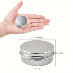 12pcs Mini Storage Case Small Empty Tin Portable Travel Tin DIY Empty Storage
