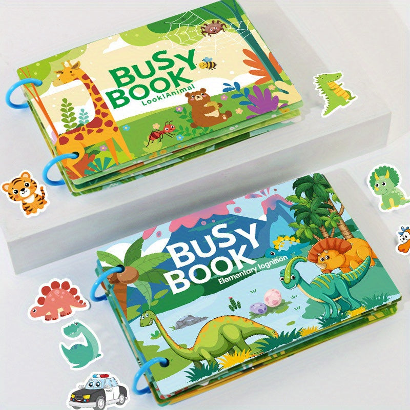 Interactive Busy Book for Youngsters Quiet Activity Book Phonics & Learning