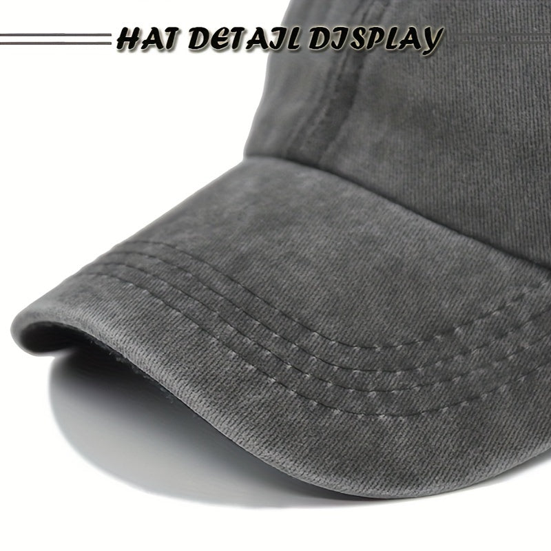 Vintage Printed Baseball Cap Outdoor Sun Hat