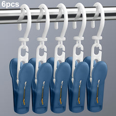 6pcs Windproof Clothes Pegs Drying Clip Travel Towels Hanger Laundry Clip