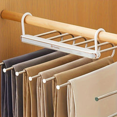 1pc Folding Pants Hangers Anti Slip Magic Storage Hanger For Ties Camisoles