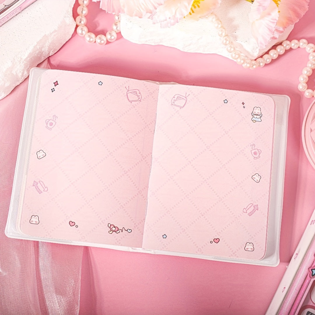 4pcs 3Dpu Decompression Book 64K Students' Notebook Journal Memo Pad