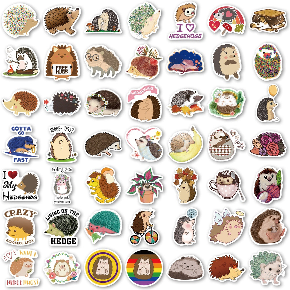 Charming Hedgehog Cork Appendix DIY Decor Notebook Water Cup Waterproof