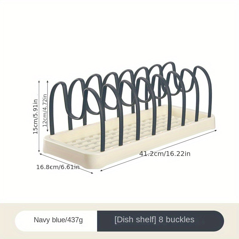 Kitchen Dish Bowl Rack Multifunctional Pot Lid Organizer