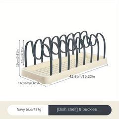 Kitchen Dish Bowl Rack Multifunctional Pot Lid Organizer