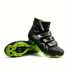 Men's High Top Cycling Sneakers for SPD Cleat Breathable Sport Shoes