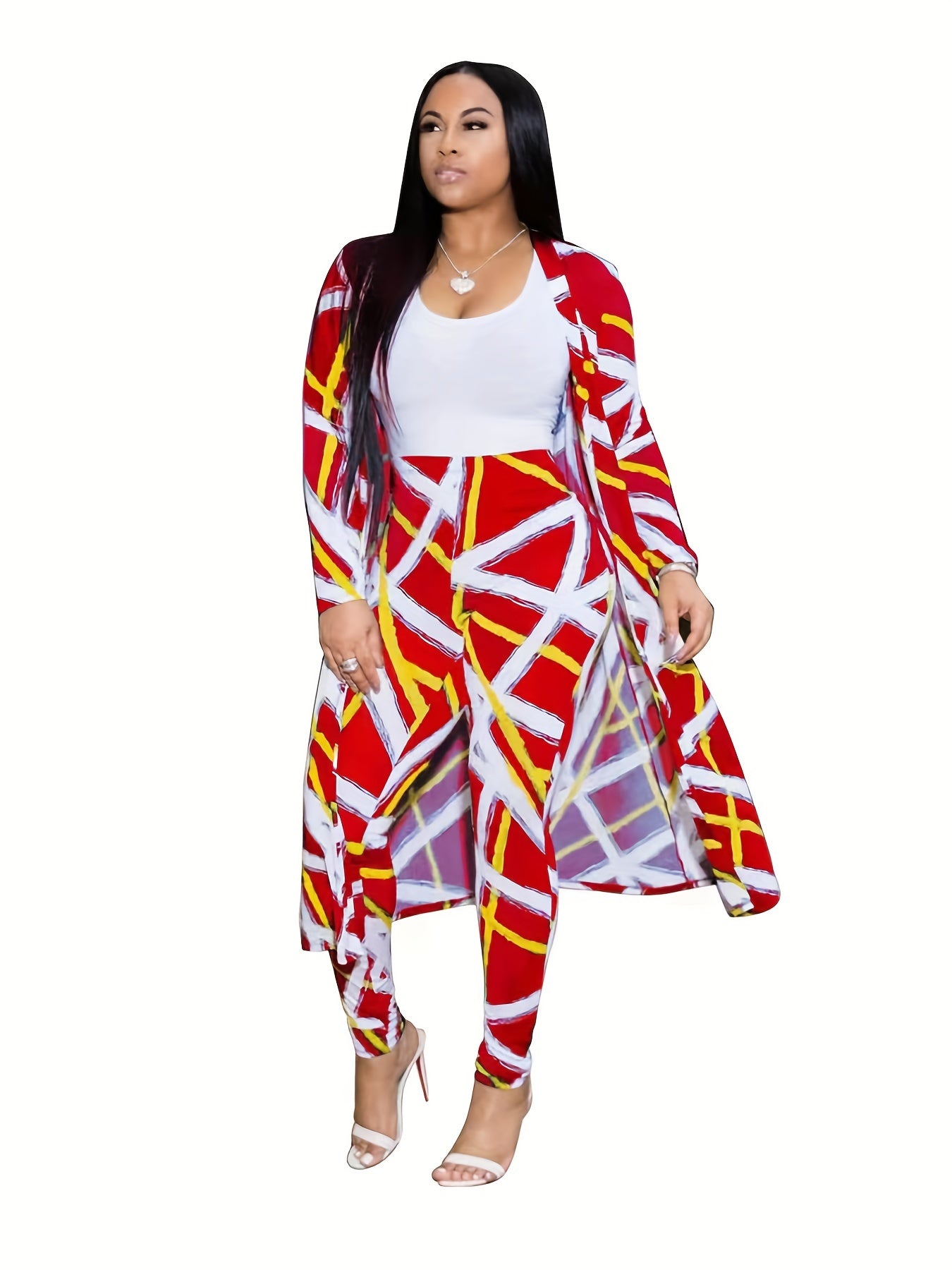 Casual Graphic Print Two piece Set Outfits Women's Clothing