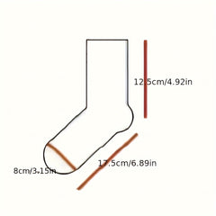 Men's Cartoon Rabbit Crew Socks Breathable Casual Unisex Outdoor All Seasons