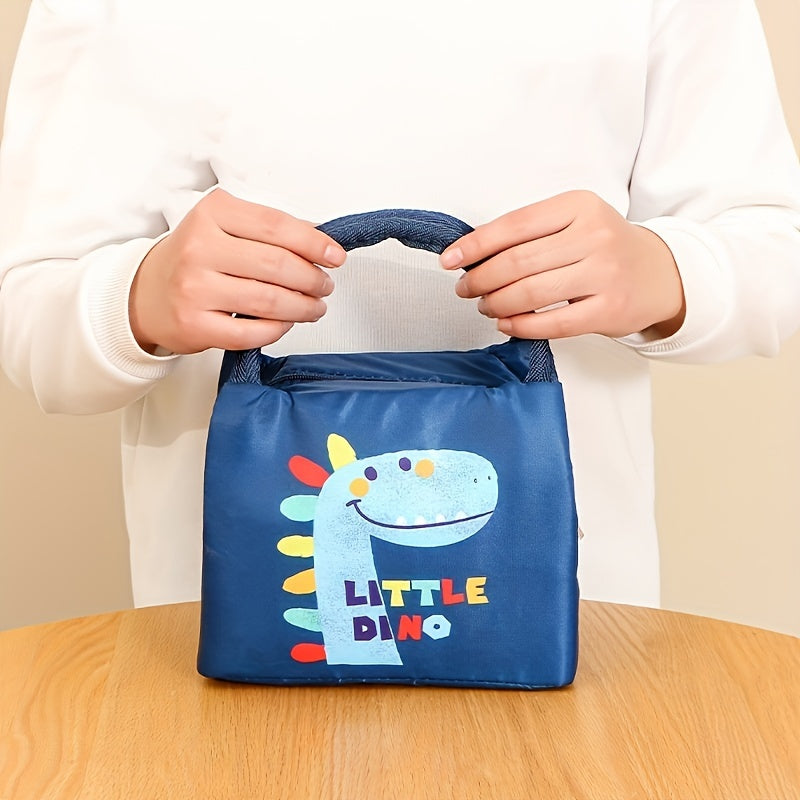 Cartoon Portable Lunch Box Insulated Bag For Work And School