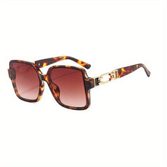 Square Sunglasses For Women Men Hollow Anti Glare Glasses