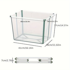 1PC Foldable Bath Bucket Foot Bucket Travel Storage Basket