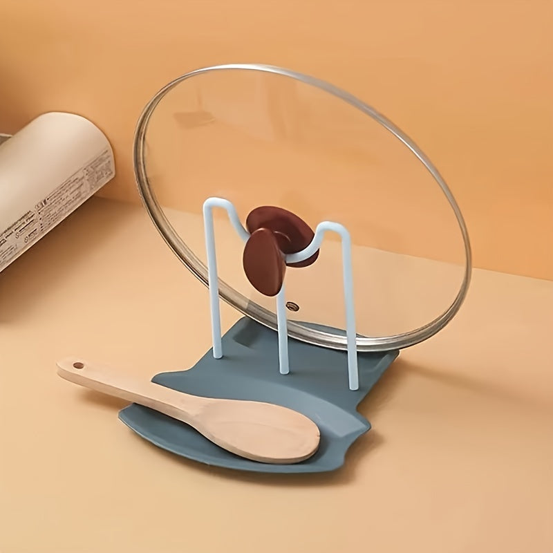 Detachable Pot Lid Organizer Rack Spoon Rest Pots & Pans Holder