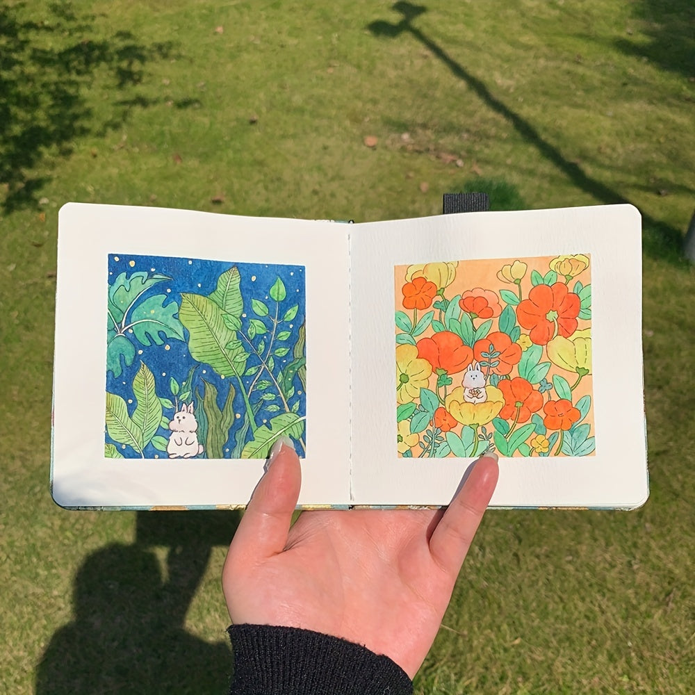 Watercolor Sketch Book 7x12, 20 Sheets, 300gsm Acid-Free Paper