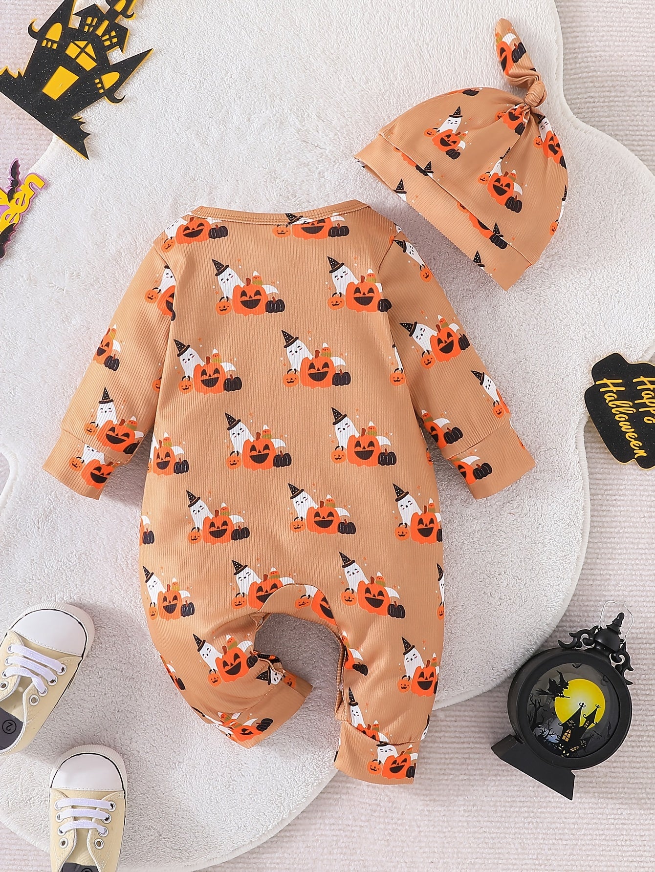 Cute Cartoon Long Sleeve Bodysuit for Babies