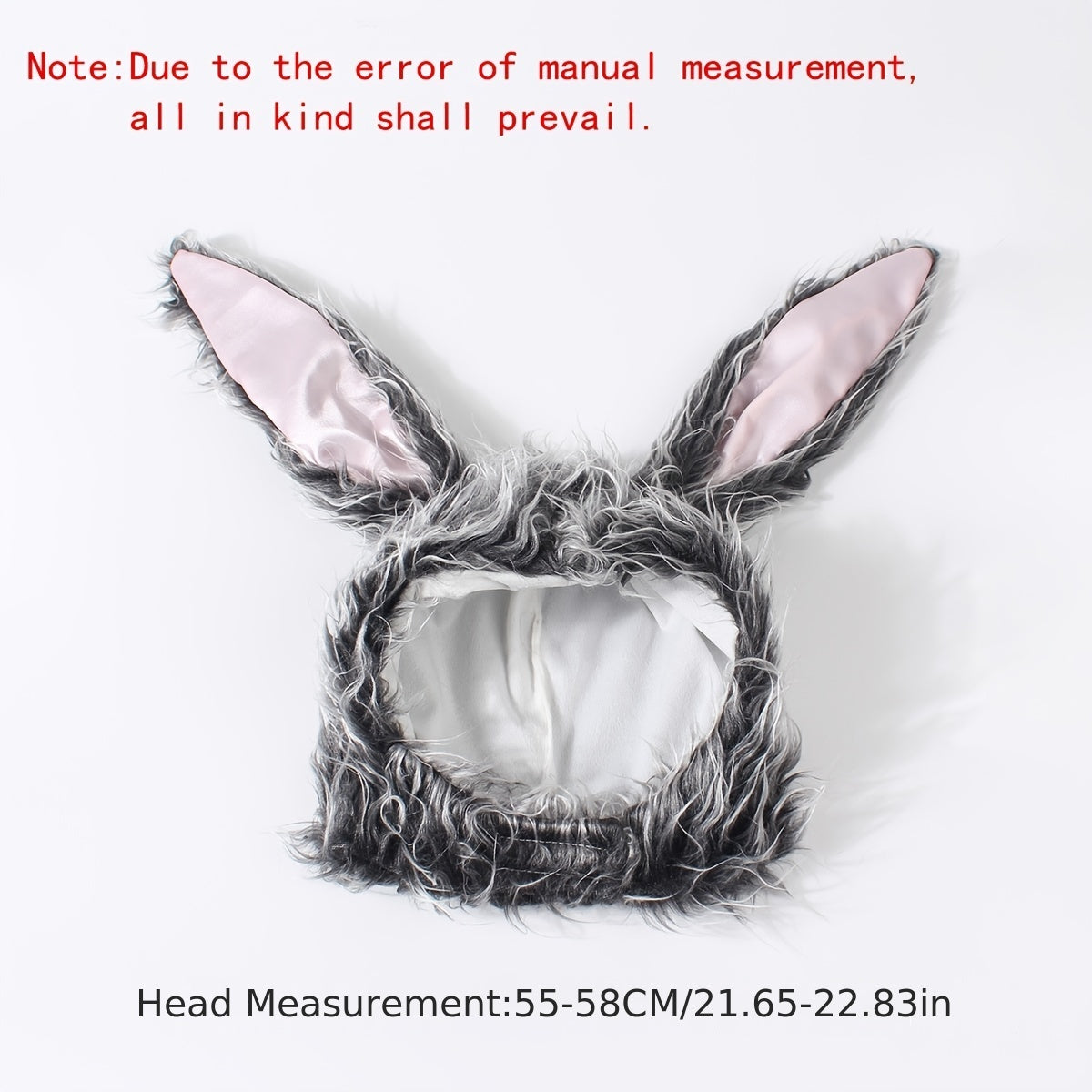 Plush Bunny Ears Hat for Women - Warm Ear Protection